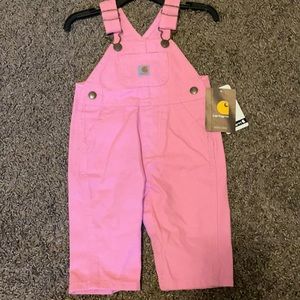 NWT Carhartt pink overalls